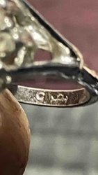 Jewelry Component with Hallmarks