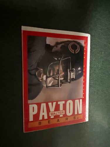 1984 Topps Football Walter Payton Chicago Bears Trading Card