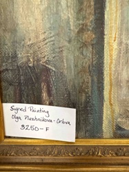 Signed Painting by Olga Pluzhnikova-Orlova