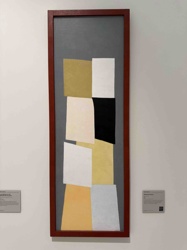 Abstract Geometric Panel Painting