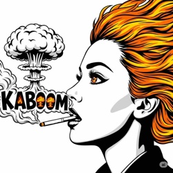 Pop Art "KABOOM" Woman Portrait