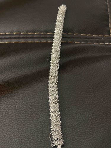Pave-Set Diamond or Rhinestone Bracelet