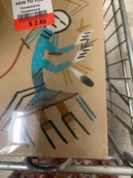 Indigenous-Inspired Sand Art Figure