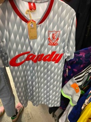 Liverpool FC 1989-91 Away Retro Football Shirt