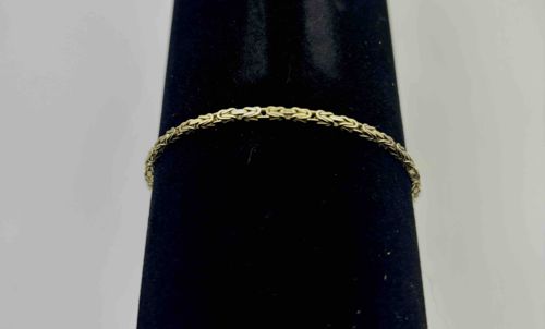 14k Yellow Gold Byzantine Chain Bracelet