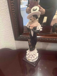 Flamenco Dancer Porcelain Figurine