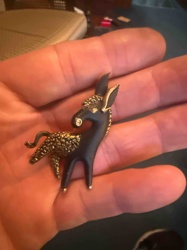 Donkey Figural Brooch