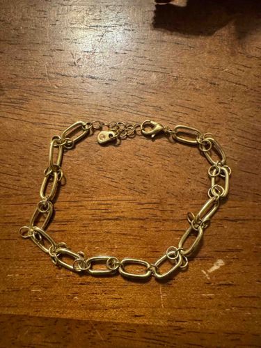 Gold-Toned Marina Link Bracelet with Extender