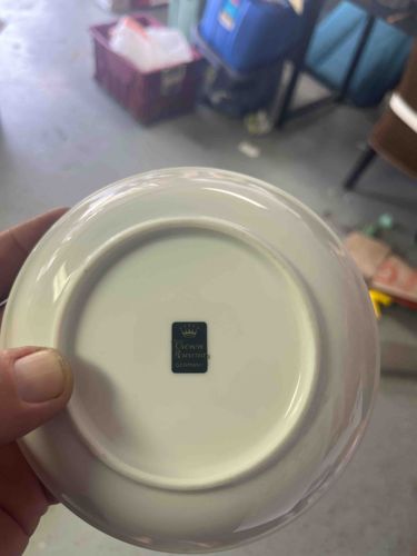 Crown Princess German Porcelain Saucer