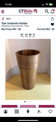 Oak Umbrella Holder