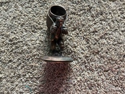 Man with Barrel Figurine
