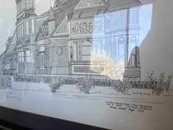 The Jesse Shepard House - Villa Montezuma, San Diego, California Architectural Drawing