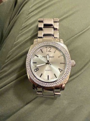Peugeot Ladies' Crystal Bezel Quartz Wristwatch
