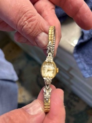 Vintage Diamond and Gold Ladies' Cocktail Wristwatch