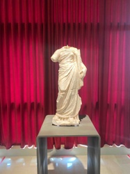 Ancient Roman or Greek Draped Female Torso Sculpture