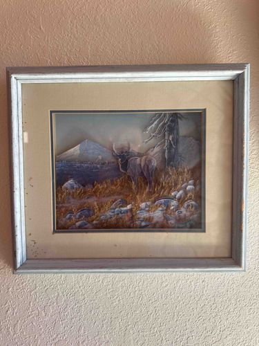 Elk Mountain Landscape Relief Sculpture