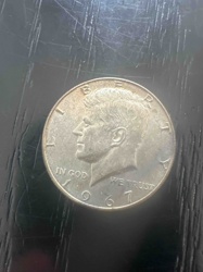 1967 Kennedy Half Dollar (Obverse)