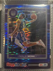 Malik Monk Sacramento Kings NBA Hoops 24-25 Trading Card