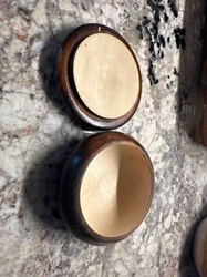 Turned Wooden Box with Removable Lid