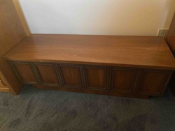 Mid-Century Modern Low Storage Cabinet or Bench