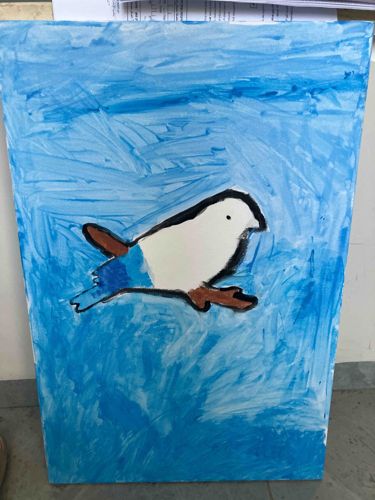 Stylized Bird Painting