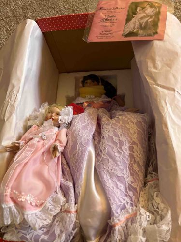 Brazilian Galleries 'Gentle Affections' Tender Moments Porcelain Doll Set