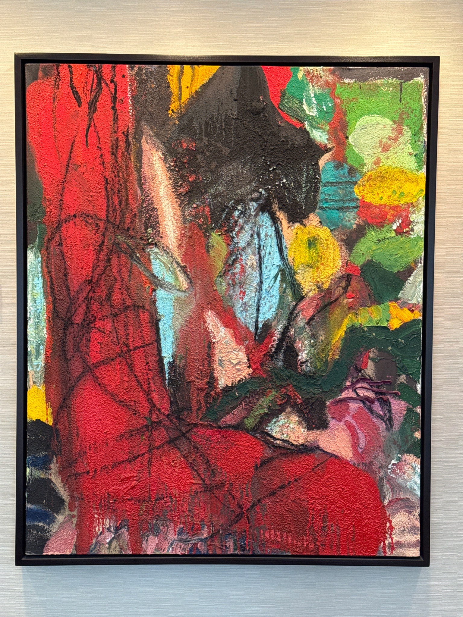 Submitted photo of Abstract Expressionist Mixed Media Painting
