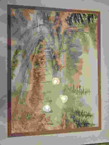 Modern Forest Landscape Painting