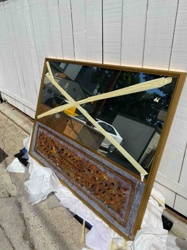 Carved Panel Wall Mirror