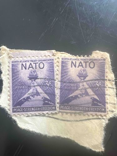 US 3 Cent NATO Commemorative Postage Stamps (1952)