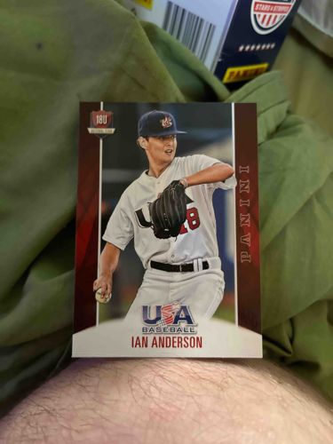 Ian Anderson USA Baseball Panini Trading Card