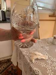 Cut Crystal Brandy Snifter