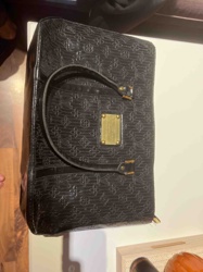 Louis Vuitton Monogram Embossed Patent Leather Tote Bag