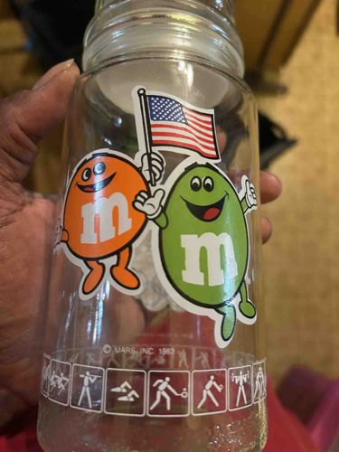M&M's 1983 Olympic Games Commemorative Candy Jar
