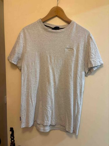 Superdry Men's Grey Essential Crew Neck T-Shirt