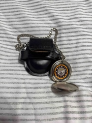 Harley-Davidson Pocket Watch with Leather Holster