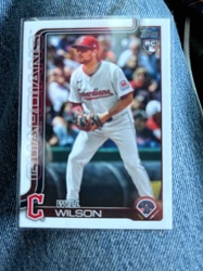 Will Wilson 2022 Topps RC Baseball Card