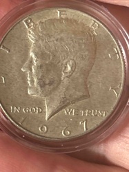1967 Kennedy Half Dollar