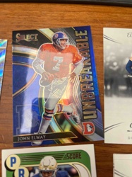 2020 Panini Select Football 'Unbreakable' John Elway Trading Card