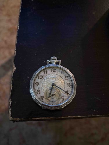 Elgin Art Deco Decagonal Pocket Watch