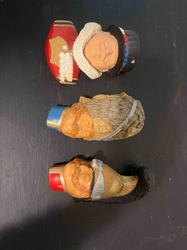 Set of Three Historical / Themed Sculptural Busts