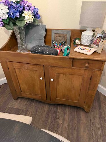 Pine Dry Sink Cabinet