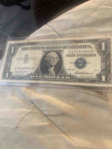 1957 A One Dollar Silver Certificate