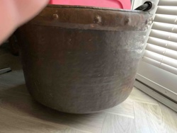Large Antique Copper Kettle