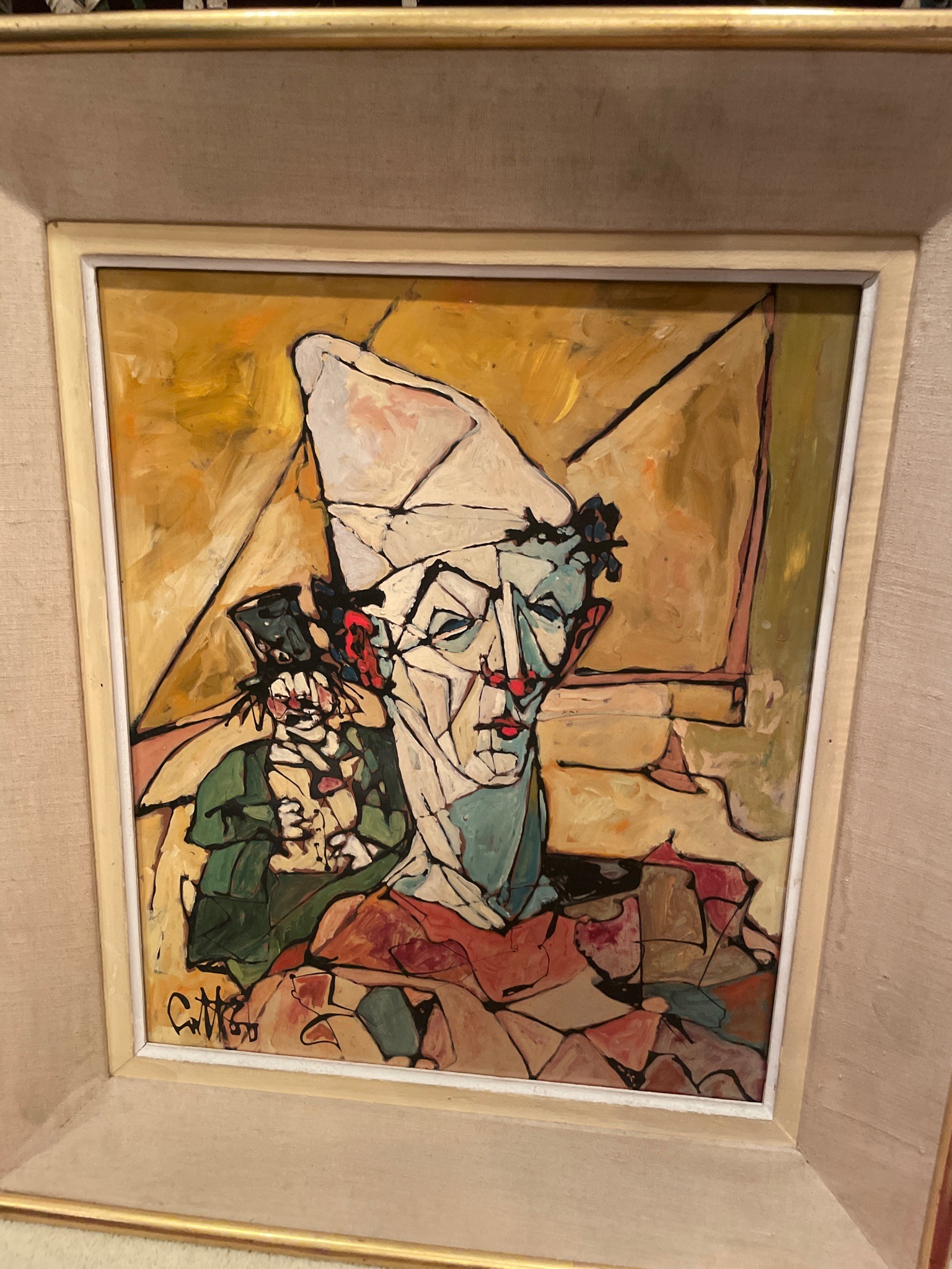 Submitted photo of Oil painting signed 'Buffet' (not authenticated)