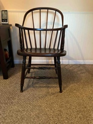 Dark Stained Windsor Armchair