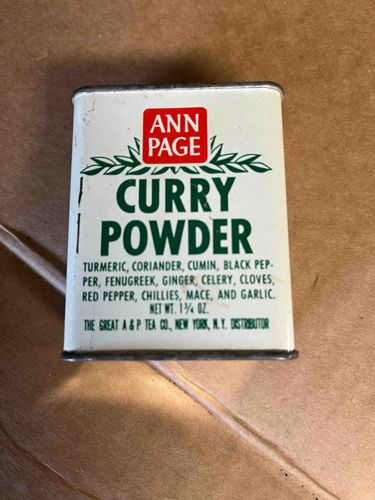 Ann Page Curry Powder Tin