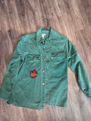Vintage Levi's Corduroy Western Shirt with 'Canada' Patch