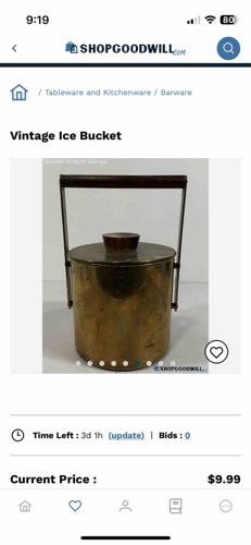 Vintage Ice Bucket