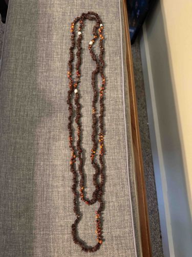 Multi-Strand Seed and Bead Necklace